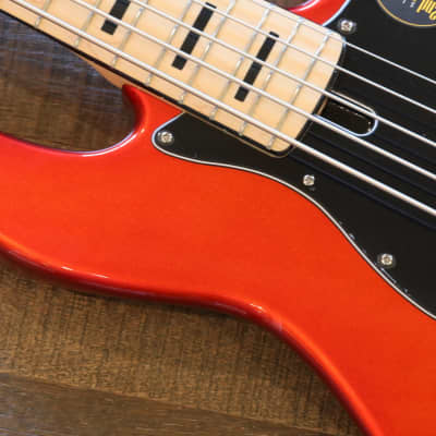 Sire Marcus Miller V7 Vintage Alder 5-String Bass Bright Metallic Red + Fender Case image 9