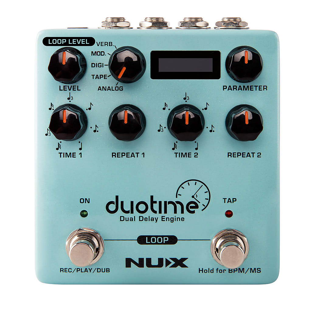 NuX NDD-6 Duotime Dual Engine Stereo Delay Verdugo Series Effects Pedal