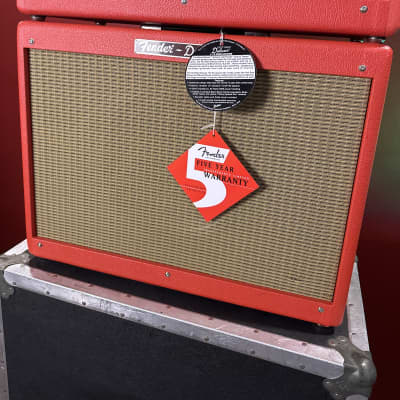 Fender Hot Rod Deluxe Limited Edition Texas Red set with Matching Extension Cabinet image 4