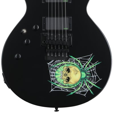 ESP LTD Kirk Hammett KH-3 Spider 30th Anniversary Edition Left-handed Electric Guitar - Black image 1