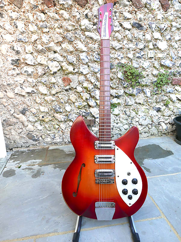 1964 Rickenbacker Deluxe (1997 Model) 6 String Fireglo - Rose Morris image 1