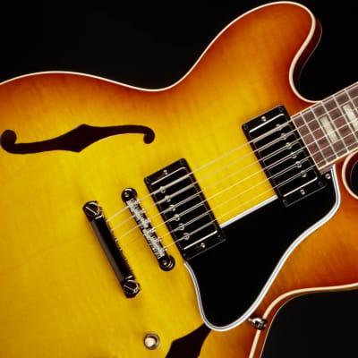 Gibson Custom Shop PSL '64 ES-335 Figured Reissue Gloss Golden Poppy Burst image 17