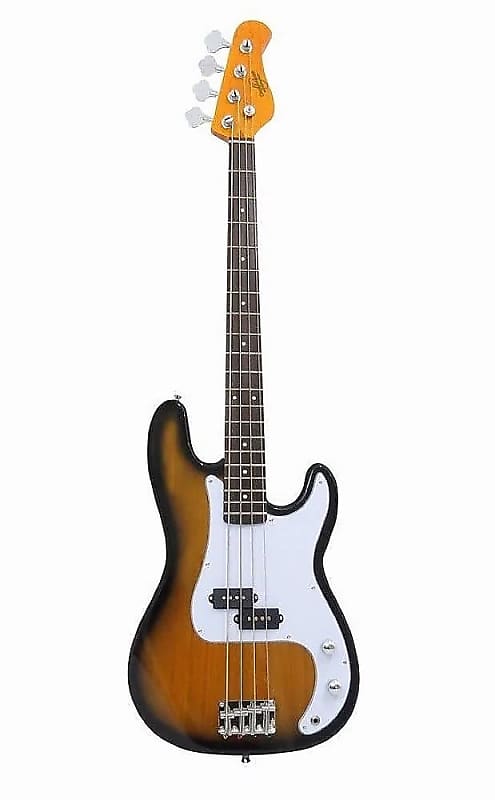 Oscar Schmidt OSB-400C-TS Maple Neck 4-String Precision Electric Bass Guitar - Tobacco Sunburst image 1