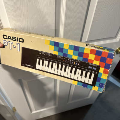 Casio PT-1 Rare Black IOB Vintage 1988 Cult Status 29-Key Mini Synthesizer MIJ image 2