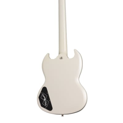 Epiphone 1961 Les Paul SG Standard Electric Guitar - Aged Classic White with Hardshell Case image 2