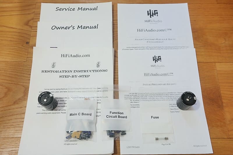 Yamaha CA-610 II restoration kit filter capacitor repair rebuild fix  			