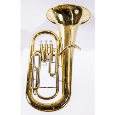 Yamaha YBB 103 Gold Tuba with mouthpiece | Reverb