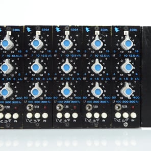 10 Vintage API 550A EQ Modules w/ Aphex PSU & Chassis Owned by Neil Young #32825 image 4