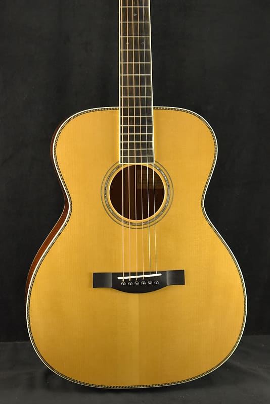 Santa Cruz Custom OM Orchestra Model Adirondack Spruce Top Natural image 1