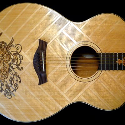 Blueberry Handmade Acoustic Guitar Jumbo Size "Faith" Built to Order image 12