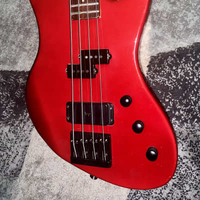Guild Pilot 1986 - Candy Apple Red Bass Guitar W/Bartolini Bridge Pickup image 3
