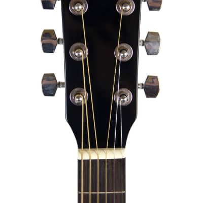 Fender FA-115 Dreadnought Acoustic Guitar - Black image 3