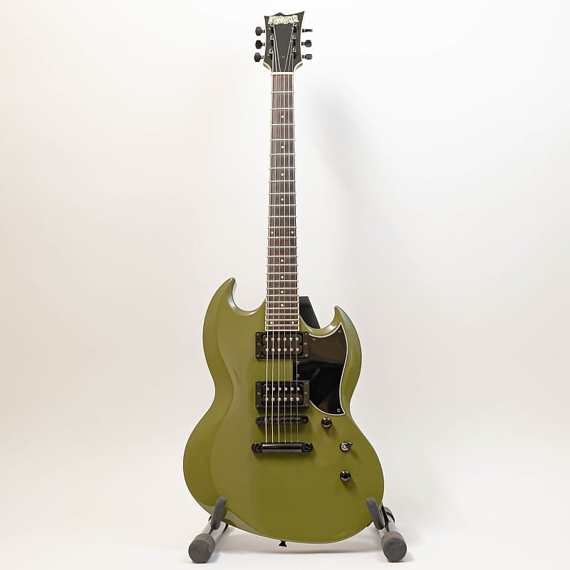 ESP / Edwards E-VP-85 Viper - Electric Guitar with Gigbag - MIJ - Army Green