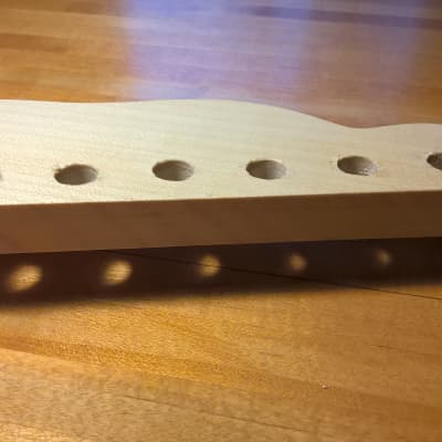 Telecaster Neck -- Unknown Brand; Maple Fretboard; New Condition (Never Installed); w/ Nut image 7