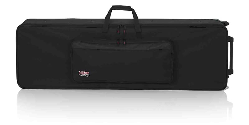 Gator Cases GK-88 Rigid EPS Foam Lightweight Case for 88 Note Keyboards with Wheels image 1