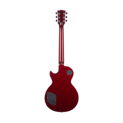 2015 Gibson Les Paul Standard Electric Guitar, Trans Amber Cherry Back Candy, 150072125 image 3