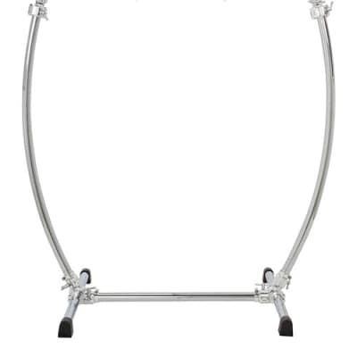 Gibraltar Large Curved Chrome Gong Stand GCSCG-L image 2