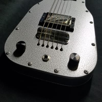 Fouke Industrial Guitars DECO 6 Baritone Aluminum lap steel guitar image 3
