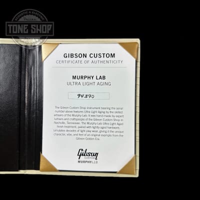 Mint Gibson Custom Shop Made 2 Measure 1959 Les Paul Standard Ice Tea Fade Murphy Lab Ultra Light Aged NH w/case image 11