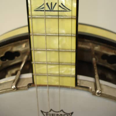 Vintage 20's May Bell Queen 4-String Tenor Banjo w/ Case image 9