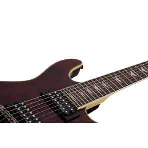 Schecter Omen Extreme-7 7-String Electric Guitar Black Cherry image 6