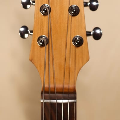 Strack Guitars Double Cutaway  Rustic Reclaimed Handmade Custom Les Paul Jr. image 5