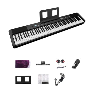 Artesia Performer 88-Key Digital Piano with Sustain Pedal, Power Supply and  2 Months of FREE Online Piano Lessons with TakeLessons 