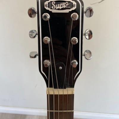 Supro WestBury Cream Color Electric, Right Handed Guitar image 7