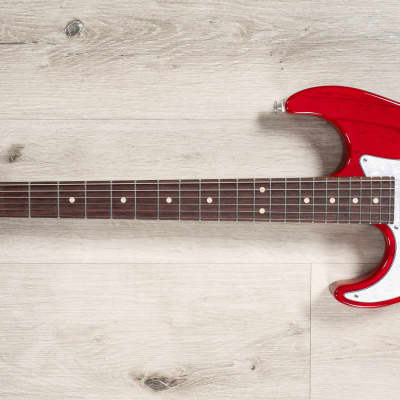 Suhr Custom Standard Left-Handed Guitar, Indian Rosewood Fretboard, Trans Red image 6