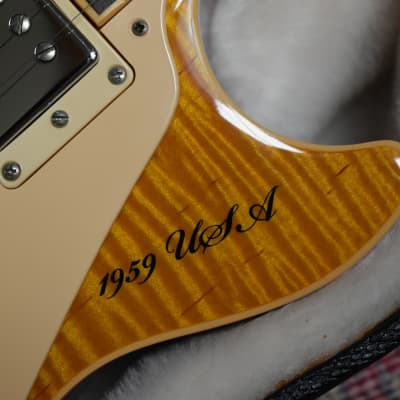 RARE 2009 Gibson USA Les Paul Traditional 1959 Faded Honeyburst w/OHSC & Paperwork, Japan Market Limited, JDM, AAA image 11