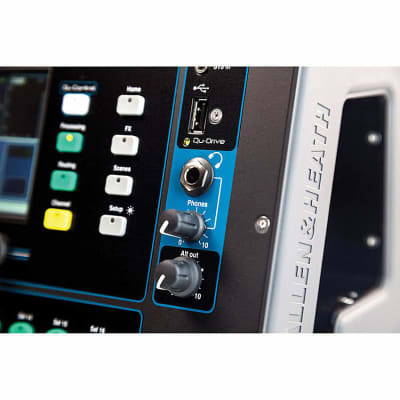 Allen & Heath QU-PAC 16-In/12-Out Ultra Compact Digital Mixer with Touchscreen Control,Black image 11