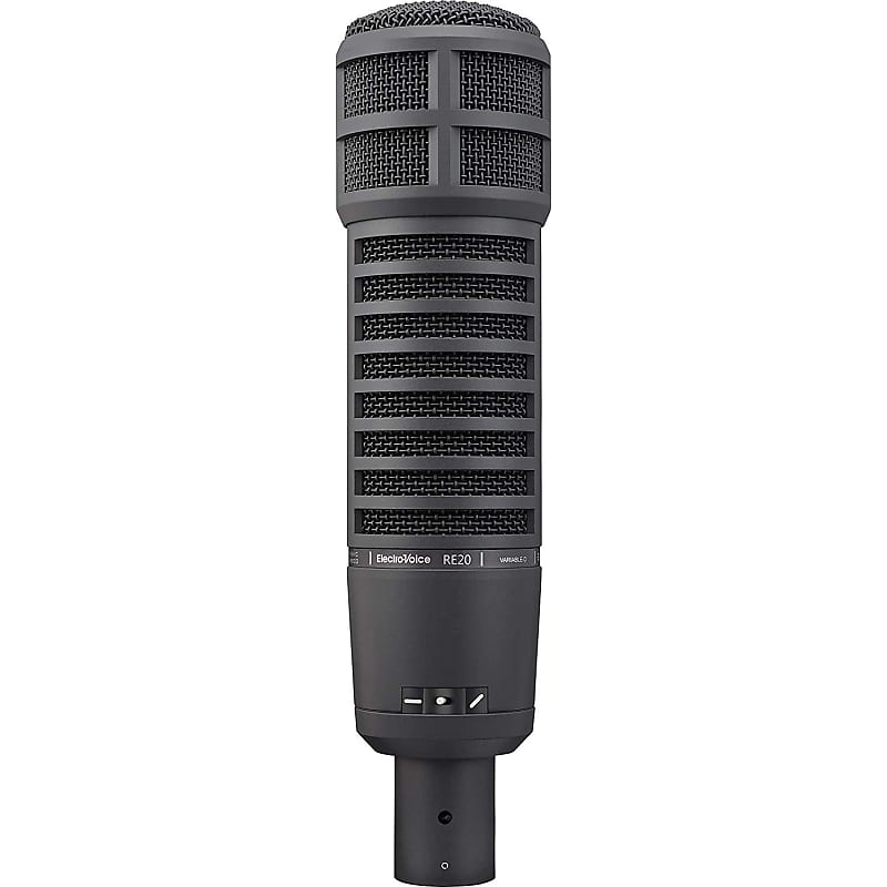 Electro Voice RE20 Black Broadcast Microphone with Variable-D image 1