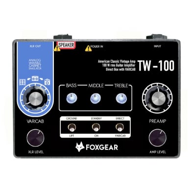 FOXGEAR - MINI AMP DI TW 100 - Mini ampli guitare 100w DI type Fender image 3