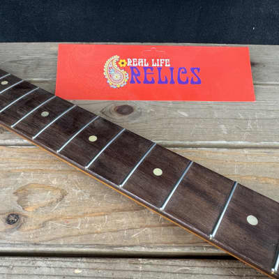 Real Life Relics Nitro Roasted Maple Stratocaster® Style Neck Rosewood 22 Stainless Steel Frets SMRR22SS #4 image 3