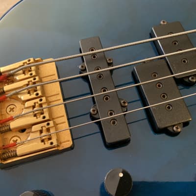 Rockoon Schaller RB-61PJ Bass guitar 1989 - Transparent Blue