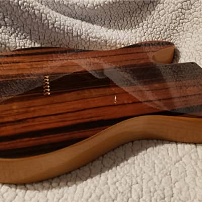 My Last USA made ,bound custom body, covered in Rosewood ( Top & back ) Made for a Tele neck. image 4