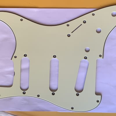Authentic Fender parts 62 style Mint Green Pickguard and shielding plate 2010 Mint green image 8