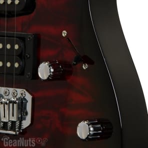 Ibanez Gio GRX70QA Electric Guitar - Transparent Red Burst image 4