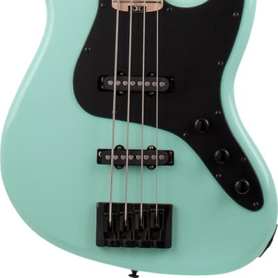 Schecter J-4 Bass Guitar w/ Maple Fingerboard, Sea Foam Green image 1