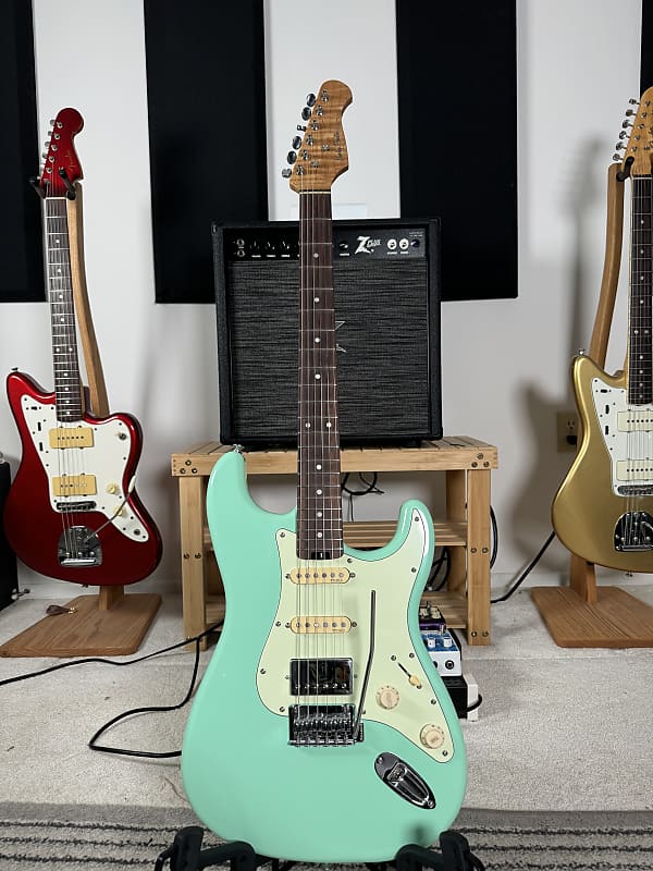 Harley Benton ST Modern Plus 2024 - Seagram Green | Reverb