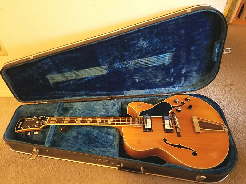 Yamaha AE-11 Archtop Blonde & OHSC | Reverb