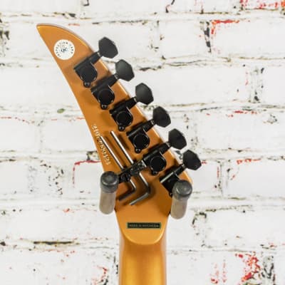 USED Kramer SM-1 H Electric Guitar - Buzzsaw Gold image 6