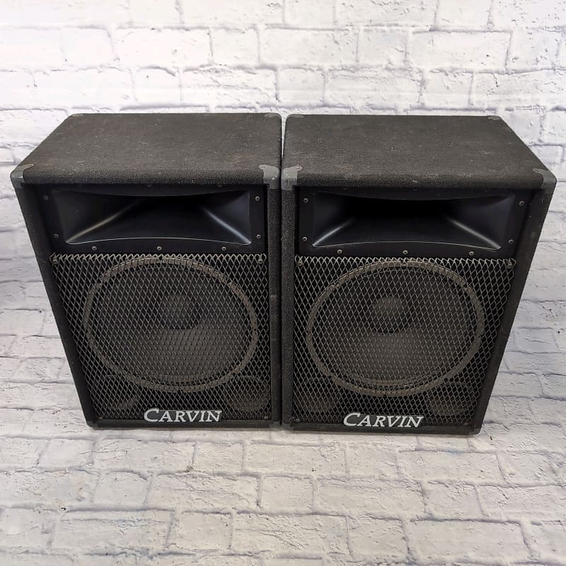 Carvin 832 1x15" 400W PA Speakers (Pair) Reverb