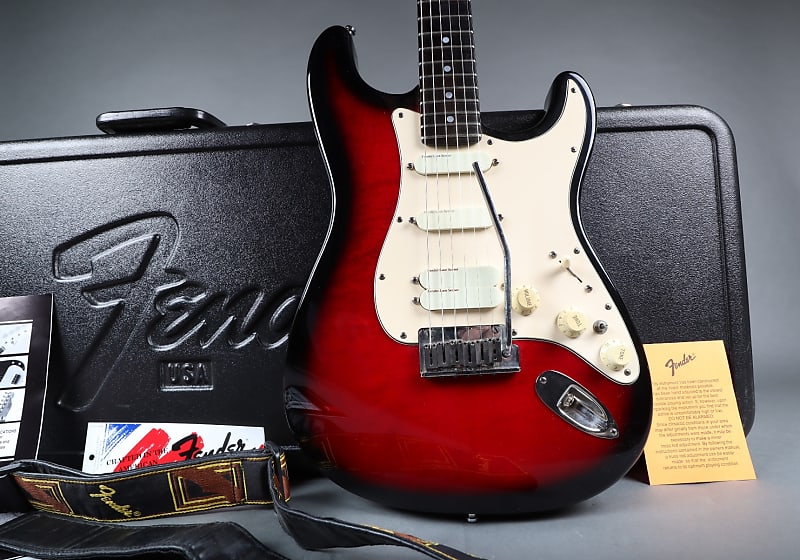 1990 Fender Strat Ultra Stratocaster W/ Original Hardshell Case image 1