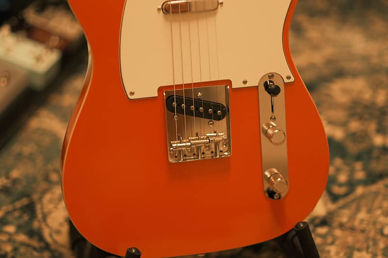 Squier Telecaster オレンジ Squier Affinity Telecaster HH Electric Guitar With Matching