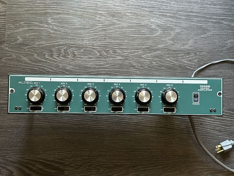 Altec 1599B Mixer Amplifier Vintage Preamp 1975 Green Reverb
