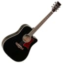 Tanglewood TW5DCE BK Black Winterleaf Dreadnought  Acoustic-Electric Guitar