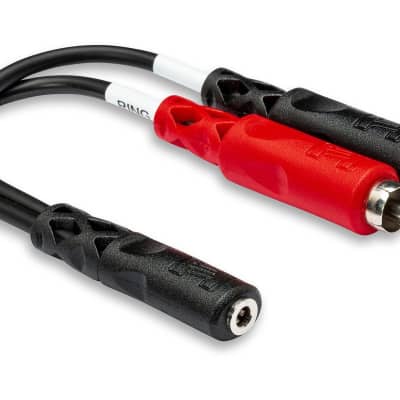 Hosa Y Cable 3.5MM TRSF - RCA image 2