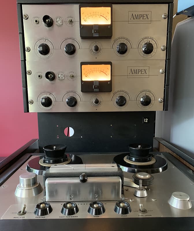 Ampex 351 Two Track Reel to Reel Recorder 1950s