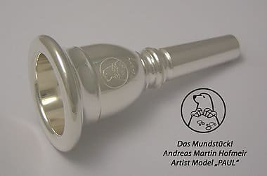 PERANTUCCI Mundstück für Tuba - Standardmodell, versilbert